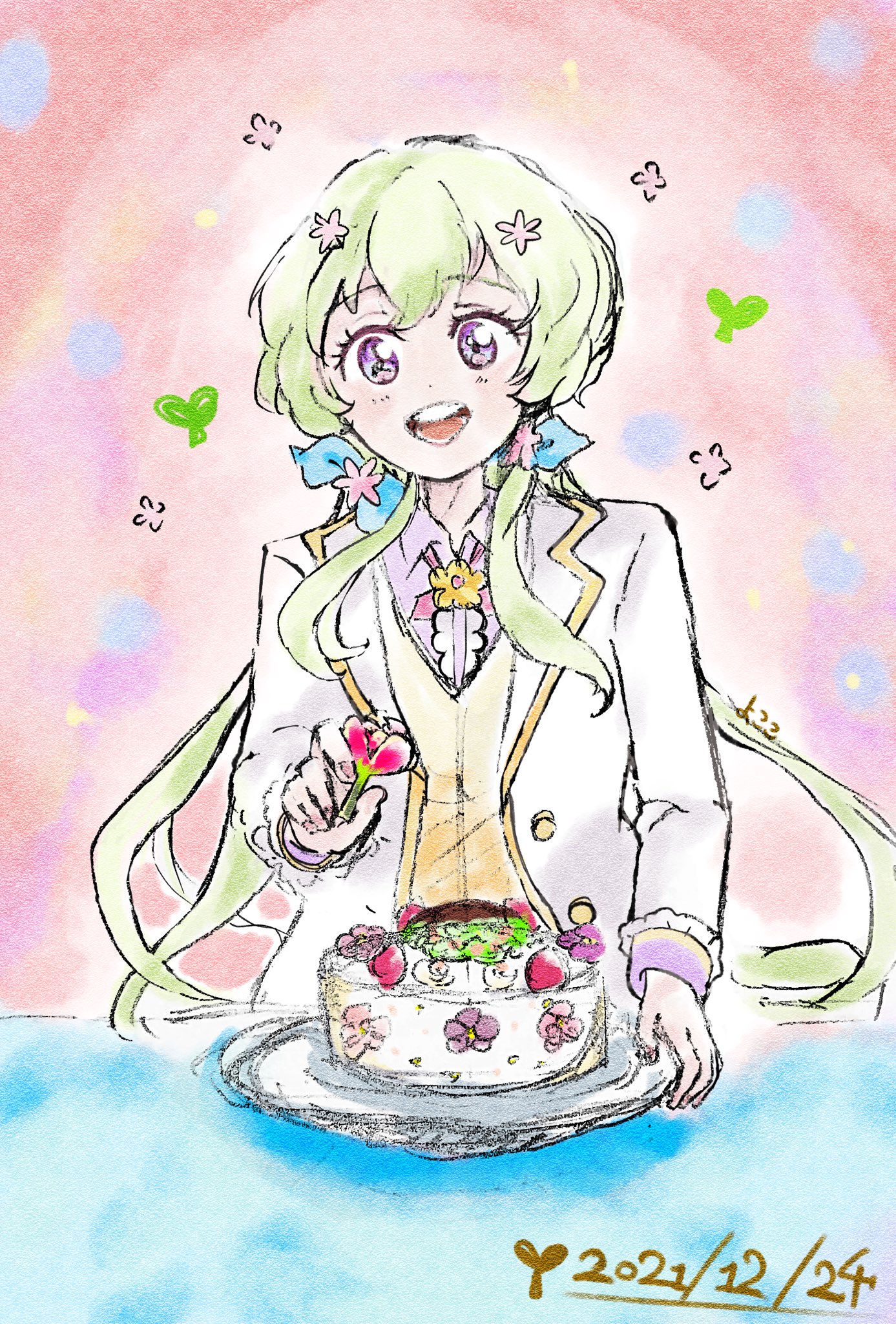 よここ ほよ アリアちゃん誕生日おめでとう 人気者じゃないと目立ちにくい誕生日だけど アリアちゃんと同じ誕生日で良かった 双葉アリア生誕祭21 アイカツスターズ Aikatsustars 誕生日 イラスト らくがき T Co Yozbgcm9ec Twitter