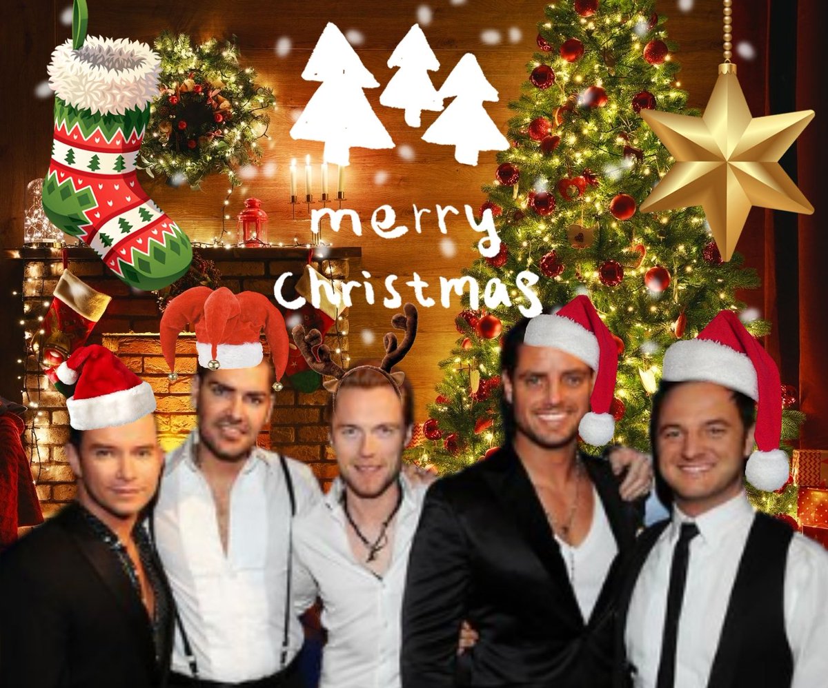 BoyzoneM's tweet image. Wishing everyone a very Merry Christmas! 🎅🍻
#boyzone #boyzonem #boyzonethankyouforthememories