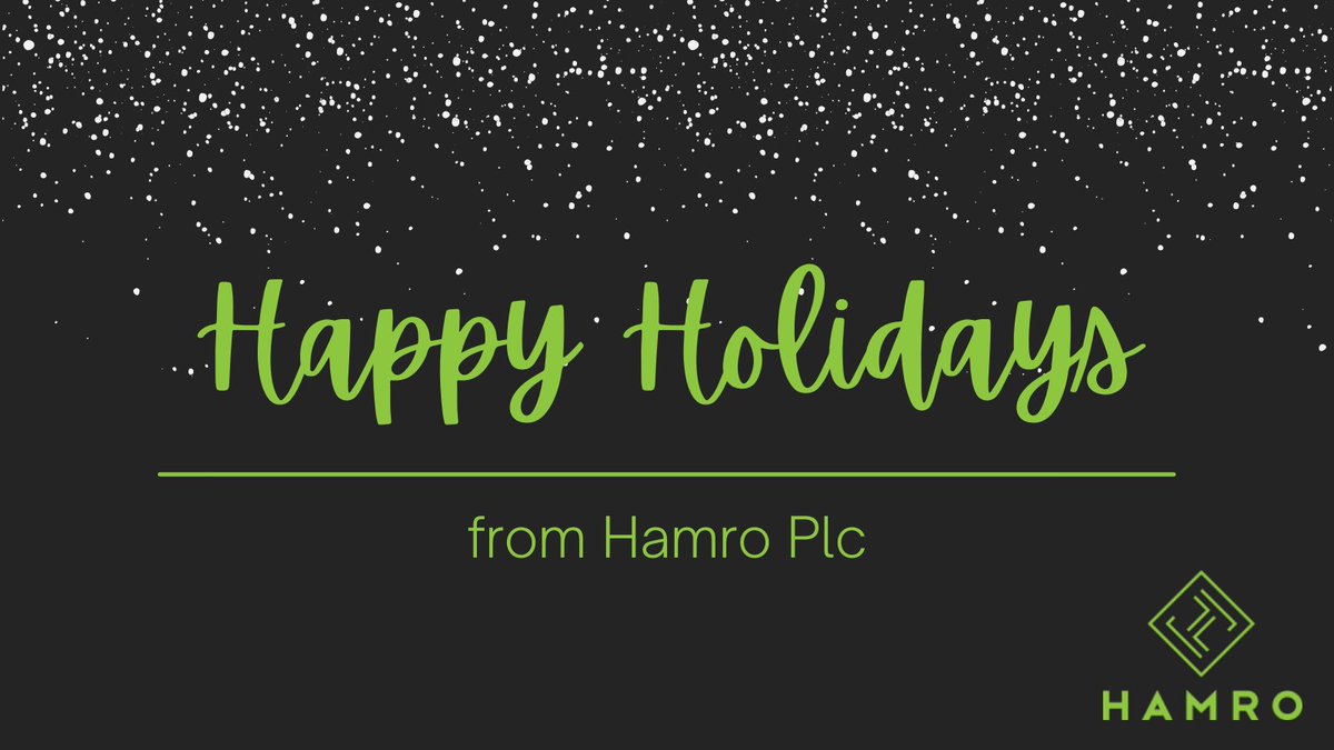 Wishing everyone a happy and healthy holiday season from Hamro!