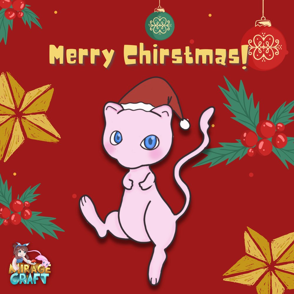 MirageCraft's tweet photo. Hey there players!
Expect a ho-holiday surprise on the server at 5PM EST 🤩
#MirageCraft #pixelmon #pokemon #pixelmonserver #MineCraft https://t.co/VVHz2WaCbU