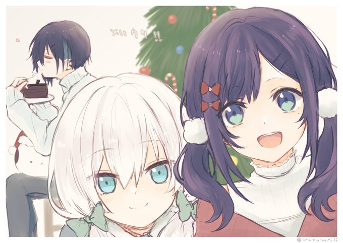 「青い眼 クリスマス」のTwitter画像/イラスト(人気順)｜5ページ目