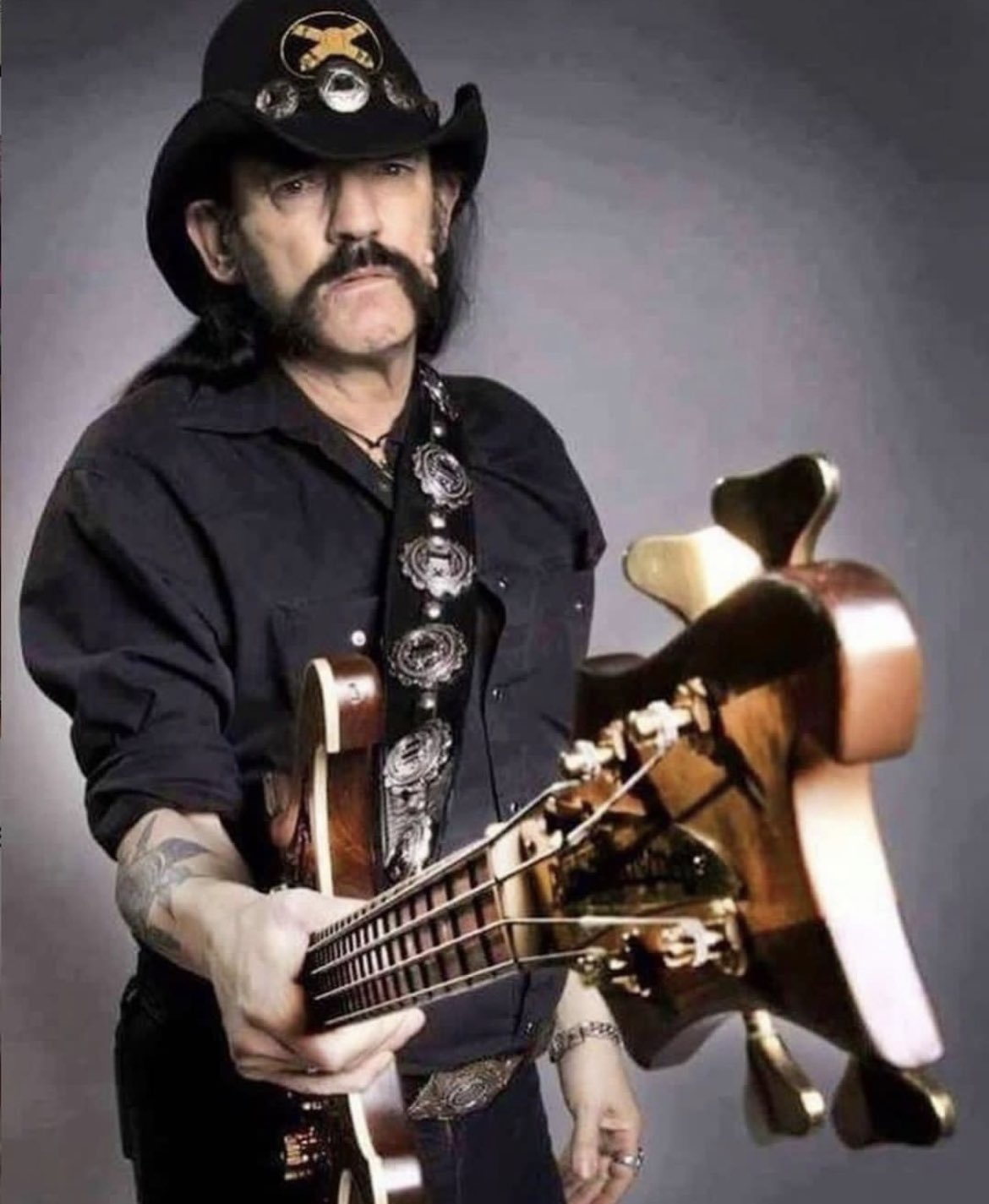 Happy Birthday to a real rock n roll icon - Lemmy Kilmister (Dec 24, 1945 - Dec 28, 2015) 