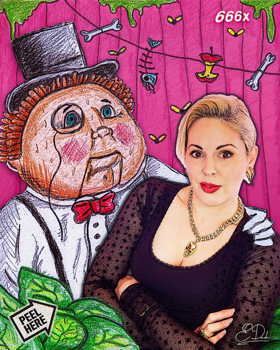EmDarkOfficial's tweet photo. HAPPY YULE! 😀🥳
Artwork by me. My ‘lost’ 666x Garbage Pail Kids card is inspired by 1980s original 152a/b “Whisperin’ Woody” and “Van Triloquist” 🖤
. . .
#garbagepailkids #cabbagepatchkids #art #1980s #retro #marthanelsonthomas #artspeigelman #johnpound #horror #parody https://t.co/WpweE89A8t