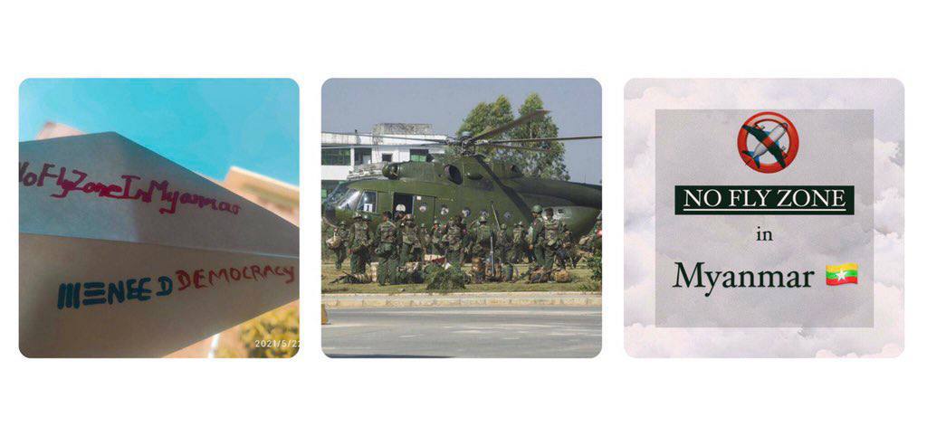 k_khine's tweet photo. The concerted efforts to establish #NoFlyZoneInMyanmar is far more imperative than “so-called condemnations”.Myanmar military must not be absolved for its heedless actions to @UN which also implies that UN’s non-forceful measures have failed.
#WhatsHappeningInMyanmar https://t.co/3M6TTG5KWV