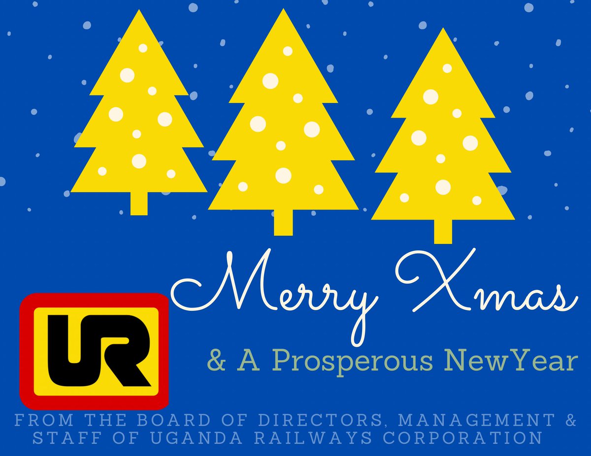 RailwaysUganda's tweet photo. A Merry #Christmas and a Happy New Year to YOU https://t.co/ZUNMhmWwOz