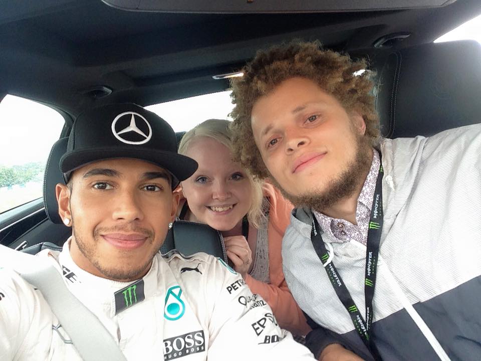 amelia_avossa's tweet photo. @Formula1game @Xbox The best would be SPA!  #F1Advent &amp; #F12021Sweepstakes  
The day before this ride with lewis in amg HE WON THERE!!!! so yes! SPA!!!!!!!!!!!! So we was ALL hyped Louis included lol https://t.co/ECZFGKE1rY