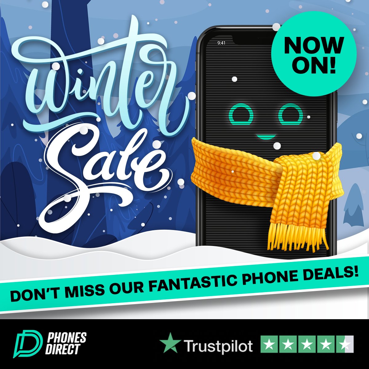PhonesDirect_UK's tweet photo. Don't miss our fantastic phone deals! Our Winter Sale starts today 📱 https://t.co/YuKWuHBOrS
