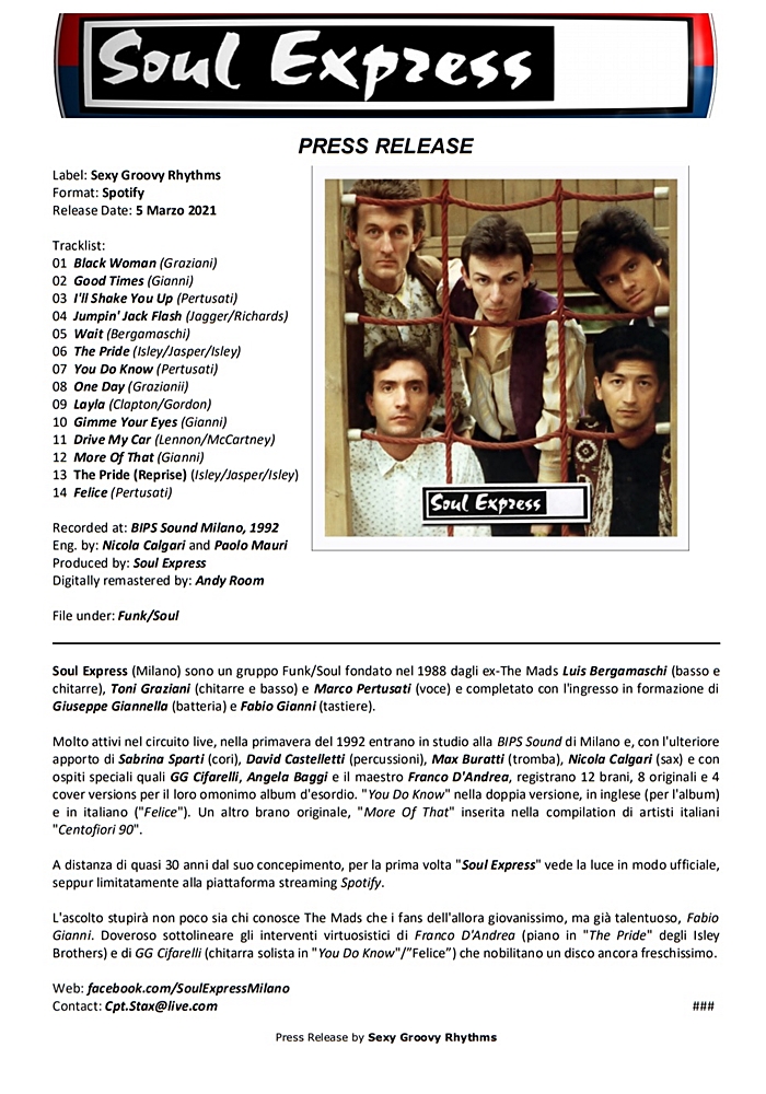 cptstax's tweet photo. 2021 sum-up mode: ON.
Random highlights?
One is definitely the digital release of a 1992 LP I'm emotionally attached to. I'd like to see it on vinyl one day, maybe on the occasion of its 30th, next year? Smart record label get in touch!
#SoulExpress
https://t.co/if60fL1yXO https://t.co/V8bxIECcMK
