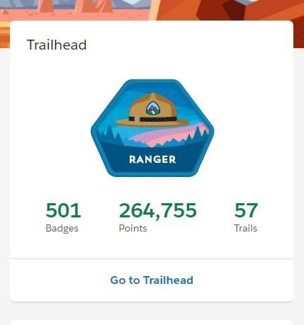 #2021goals #5XRanger <a href="/trailhead/">Trailhead</a> <a href="/salesforce/">Salesforce</a>