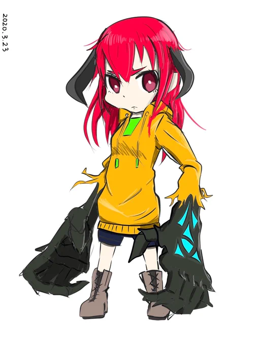#イラスト #絵 前に描いたやーつ