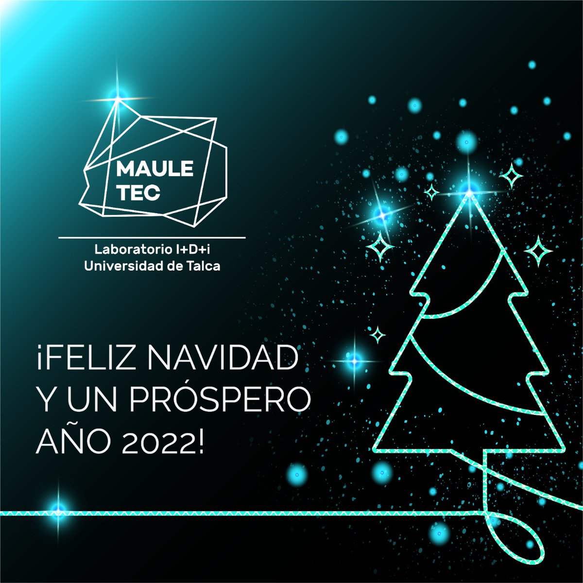 🎄En #MauleTec <a href="/ingUtalca/">Ingeniería UTalca</a> deseamos que tengan una memorable Navidad junto a sus seres queridos. 
Que el 2022 sea un próspero año en el que podamos seguir materializando grandes logros🆙
¡Gracias por ser  parte de este proyecto!🙌
#tecnología #turismo #maule