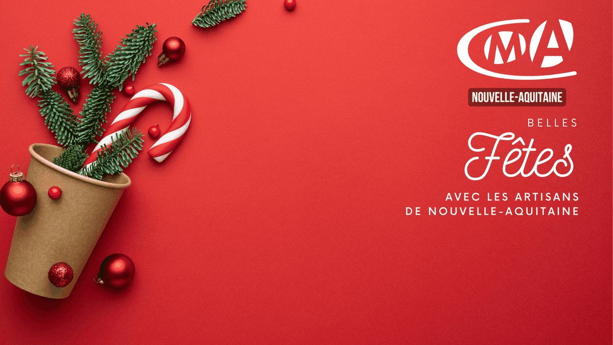 Votre Chambre de Métiers et de l'Artisanat, l'ensemble de ses administrateurs et collaborateurs, vous souhaitent à tous de belles fêtes 🎄

Comme toujours, soutenons les artisan(e)s, #VivonsLocal 🤝