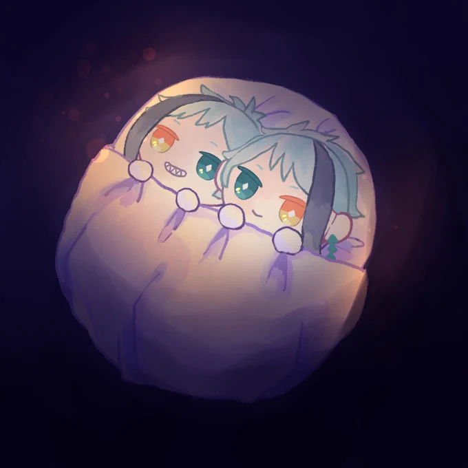 ねむれませんね…! 