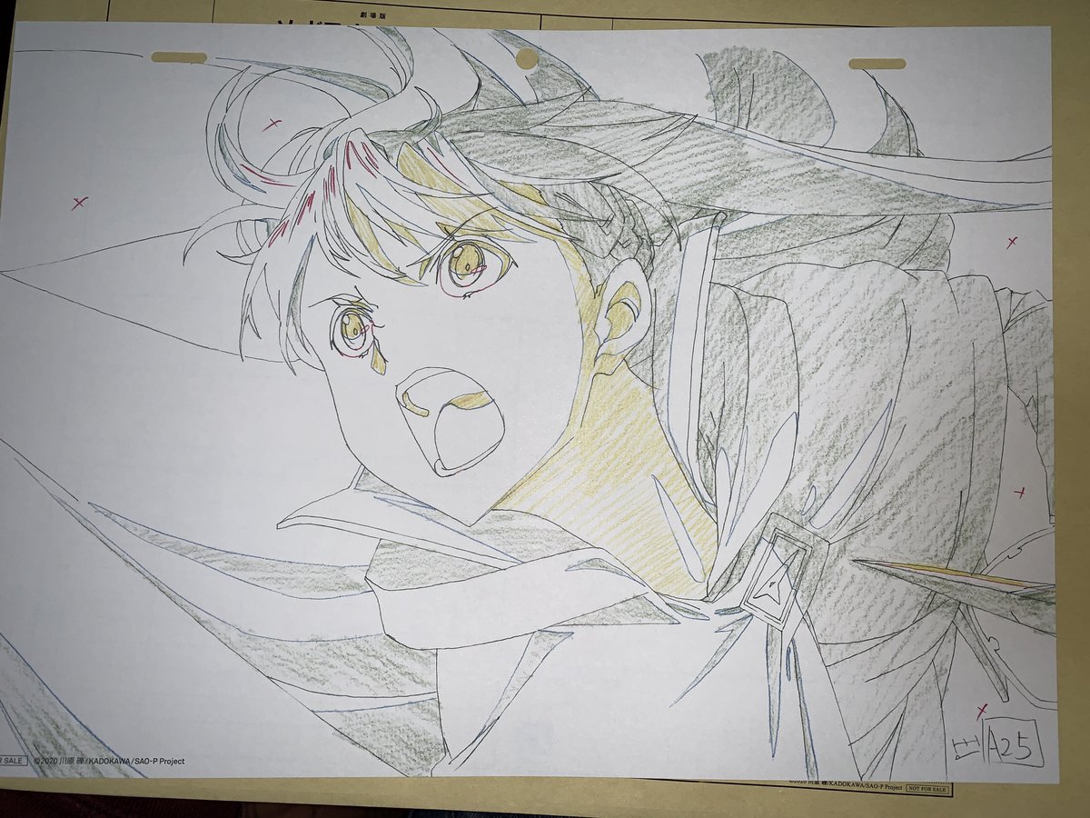 田中宏紀さんの原画だ 