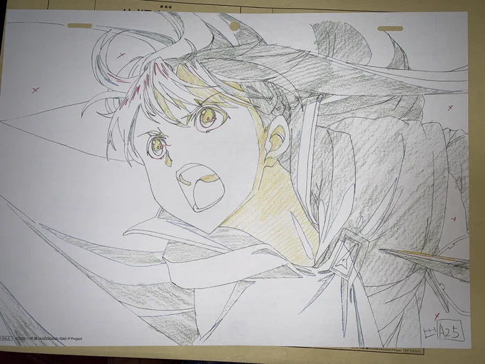 田中宏紀さんの原画だ 