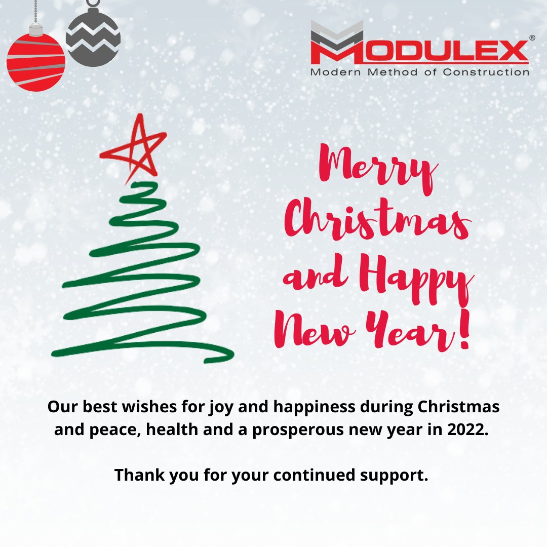 Merry Christmas 2022 Construction Modulex On Twitter: "🎄Season's Greetings🎄 Merry Christmas And Happy New  Year To You And Your Loved Ones! #Christmas #Newyear #Merrychristmas  Https://T.co/G8Mu5Bbzwp" / Twitter