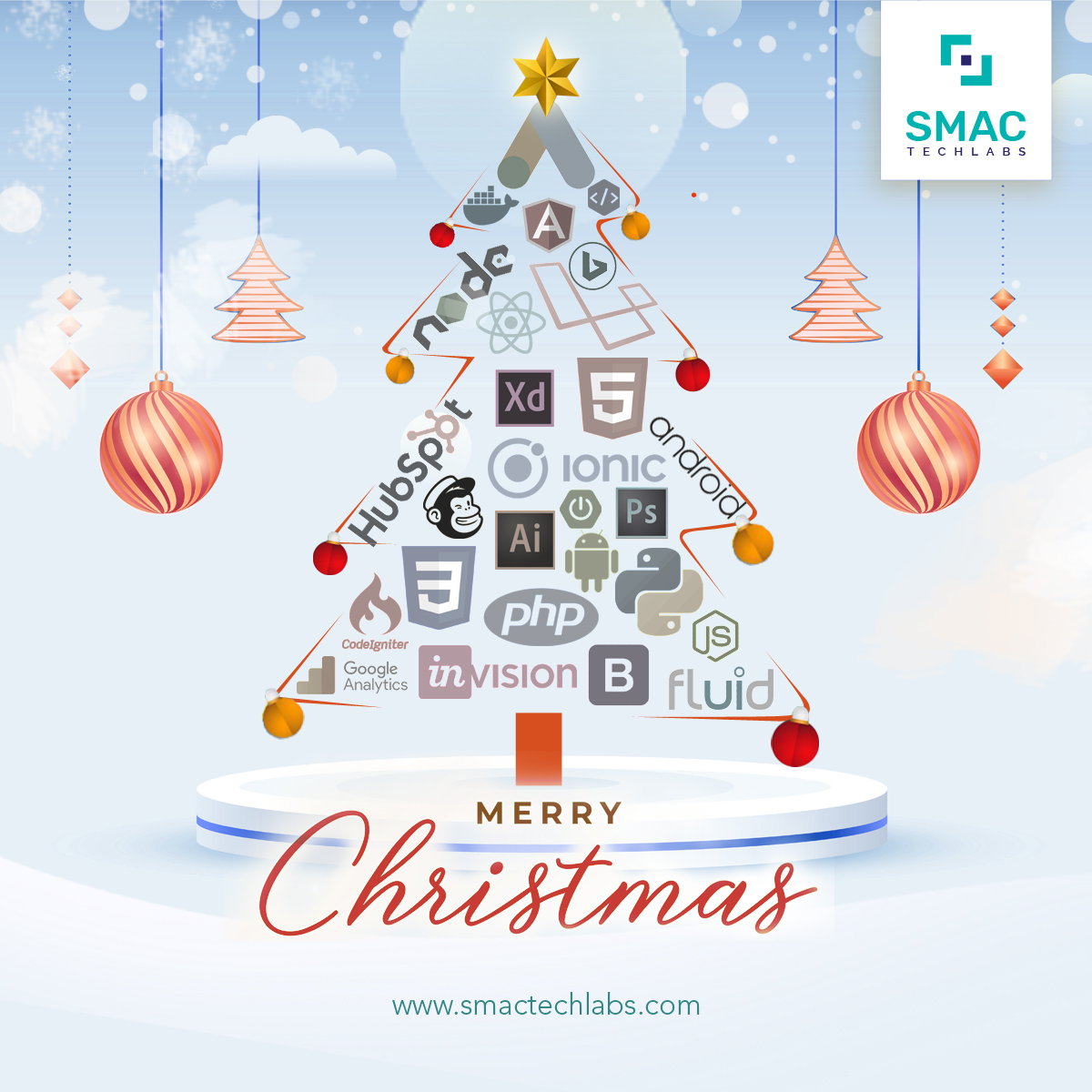 Wish you all Merry Christmas!
#christmas #christmasdecor #xmas #love #merrychristmas #christmastime #winter #santa #christmasgifts #christmasdecorations #SMACTechLabs #christmaslights #santaclaus #natale #gift #holidays #snow #holiday #family #gifts  #christmascountdown