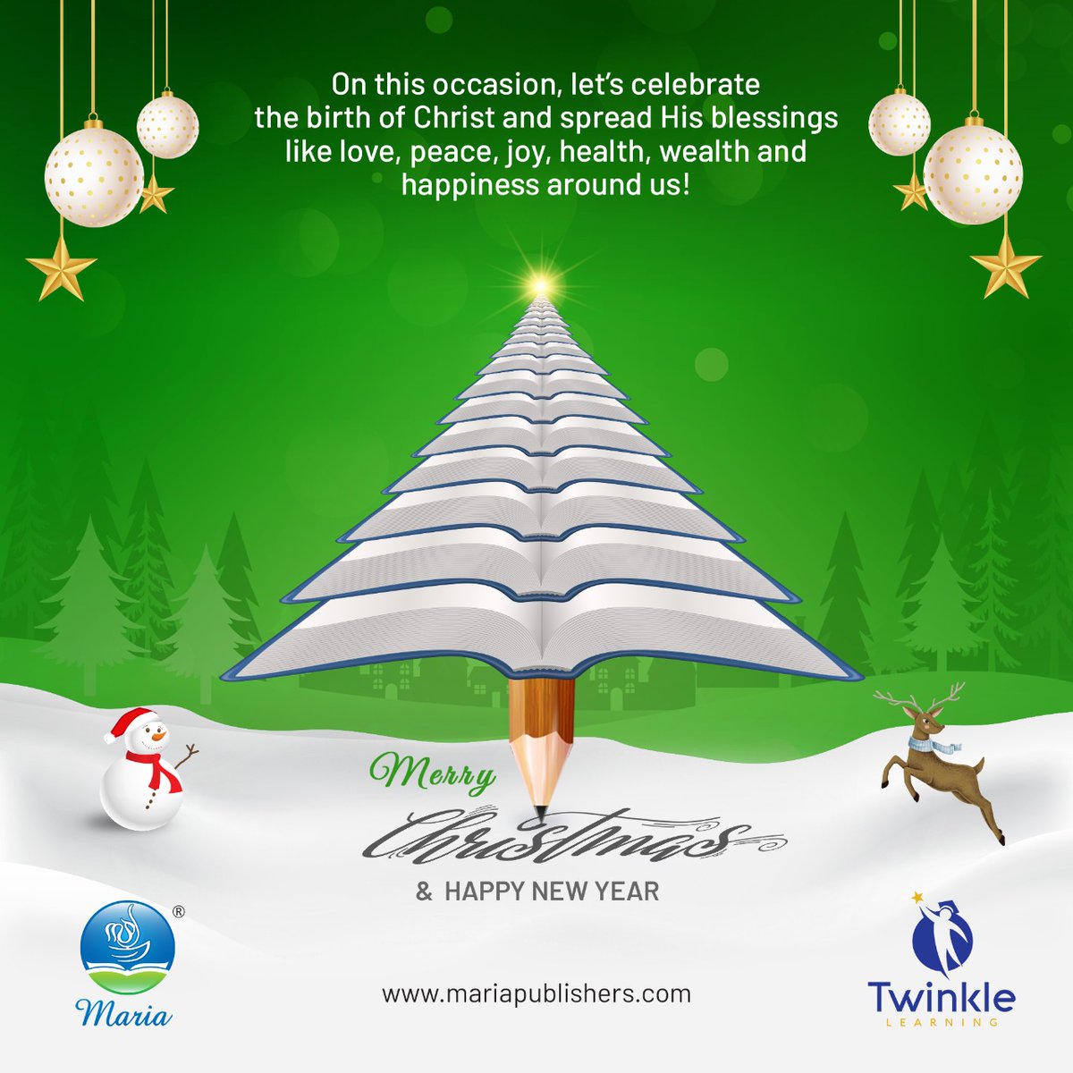 MariaPublishers's tweet photo. May Jesus Christ bless you and your family with all goodness and happiness. Wishing you a merry Christmas and a very Happy New Year!

#christmastree #Christmas
#christmasvibes #merrychristmas 
 #christmasgifts #ChristmasLights #christmas2021 #newyear #Happychristmas2021 🌲 https://t.co/YPvN5hA1b5