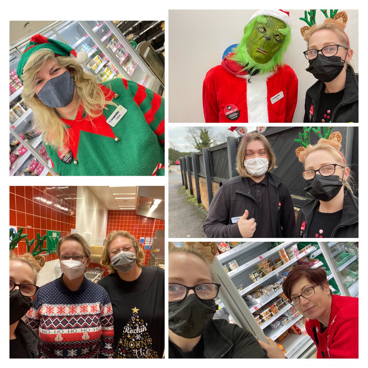 BecOakley's tweet photo. Merry Christmas to all of you from team Sawston community store. These boys and girls have been phenomenal this year. Thank you again 💚 @mycoopfood @SamJThompson26 https://t.co/A8jFdmUyQv