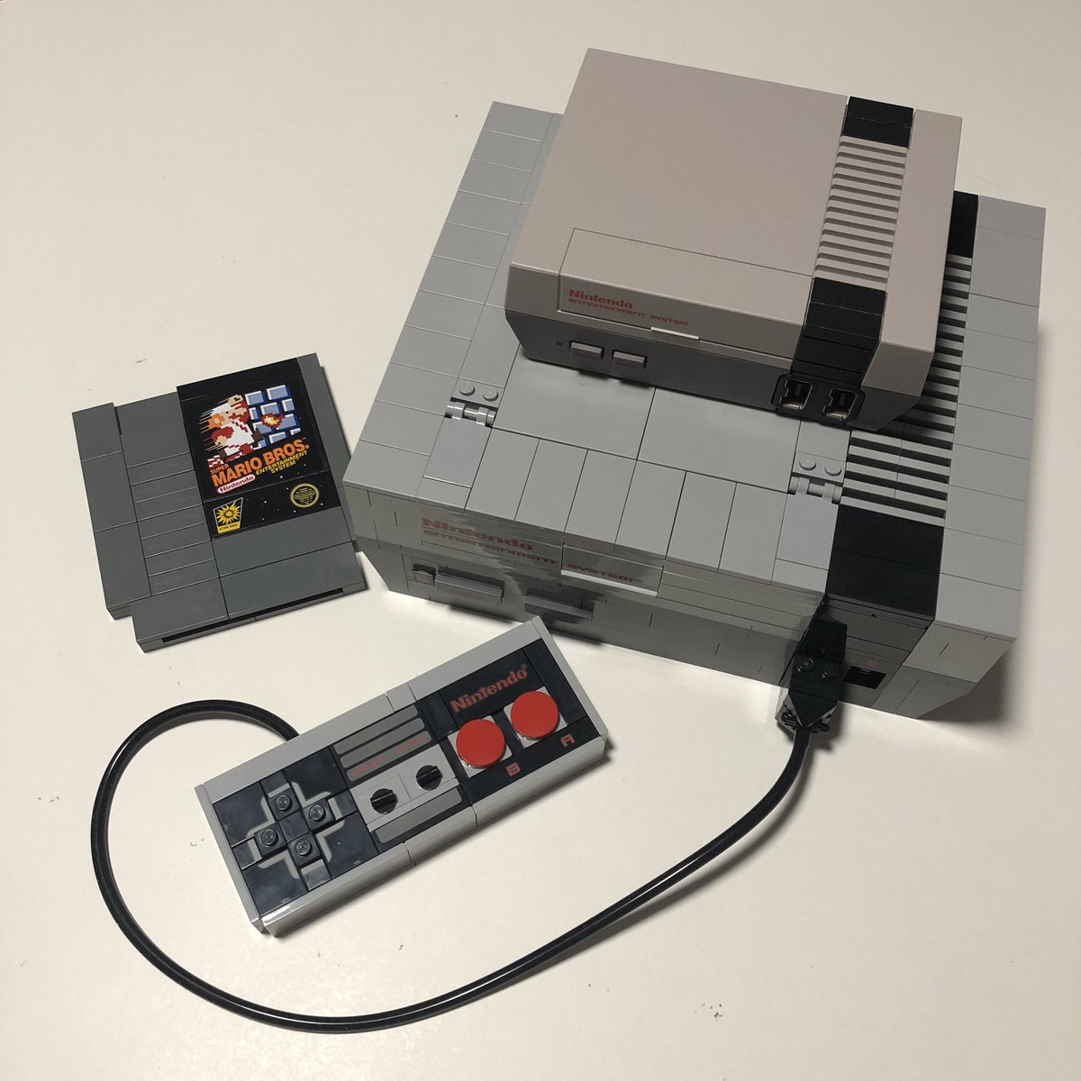 CollectorLandUK's tweet photo. Merry Christmas from Collector Land! 🎄🌟 We’ve successfully built the NES and controller from the Super Mario NES Lego set. Next up on the list is the TV 📺 #SUPERMARIOLEGO #LEGONES 

What are you getting up to with your family and friends this Christmas? 😊 https://t.co/oQGnL2AoqS