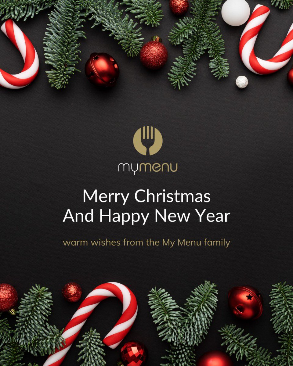 mydigimenu's tweet photo. ✨🎄 My Menu family wishes everyone a Merry Christmas and Happy New Year! 🎄✨

#ChristmasEve #ChristmasEveEve #digitalmenu #qrmenu #restauranteur https://t.co/DjaokRldQ2