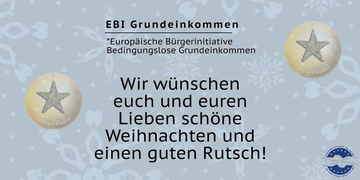EBIBGE's tweet photo. 🎄 Merry Christmas! 🎄
Wir freuen uns darauf, mit euch nächstes Jahr weiter fürs Grundeinkommen zu kämpfen. ❤️
Danke für all euren Support und eure vielen Unterschriften in 2021! 😌
#schöneweihnachten #ebibge #BGE #unterm #tannebaum #bitte #in #2022 #allerspätestens 💪🏼☺️ https://t.co/FbvAmjXeeW