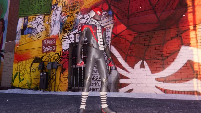 TweetsByDavidB's tweet photo. @CalvWill @tprstly Awesome game. I came here to say Miles Morales too. Dont forget to whack your Winter Suit on... https://t.co/MU6SO3YnjJ