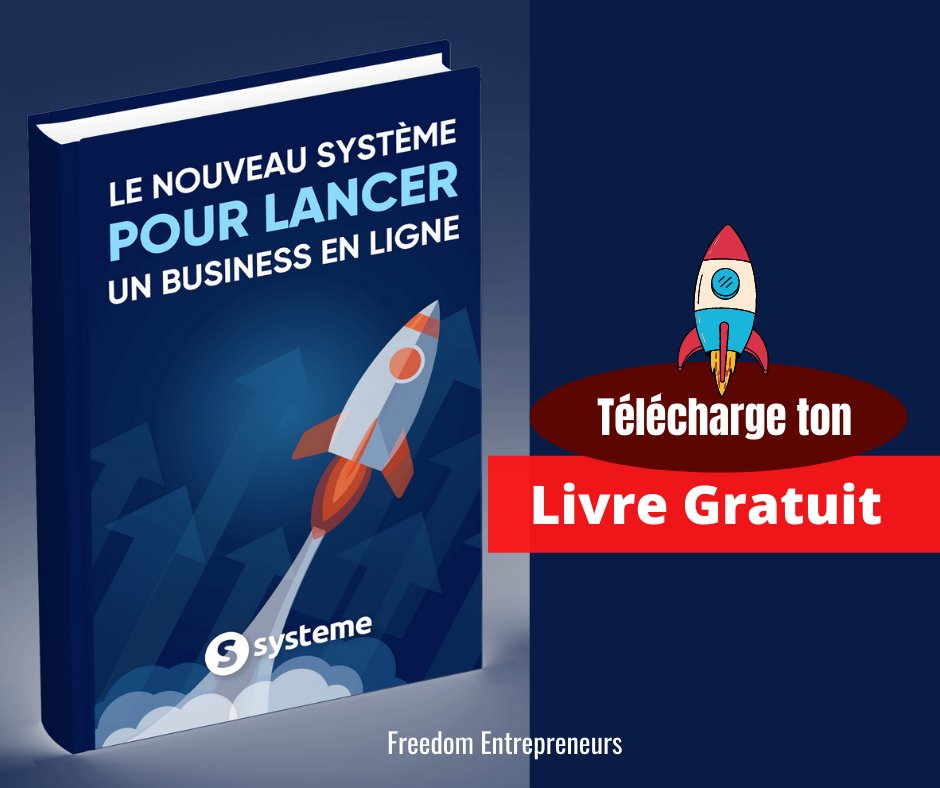 BismarckSossa's tweet photo. Gratuit - Nouveau #livre de Aurélien Amacker, fondateur de @systemeio_FR  : Le nouveau système pour lancer votre #business en ligne 🚀

Télécharge ton livre offert ici 🔗👉 https://t.co/iL0DSqHgpZ 

#businessenligne #sytemeio https://t.co/vTw5uG5l96