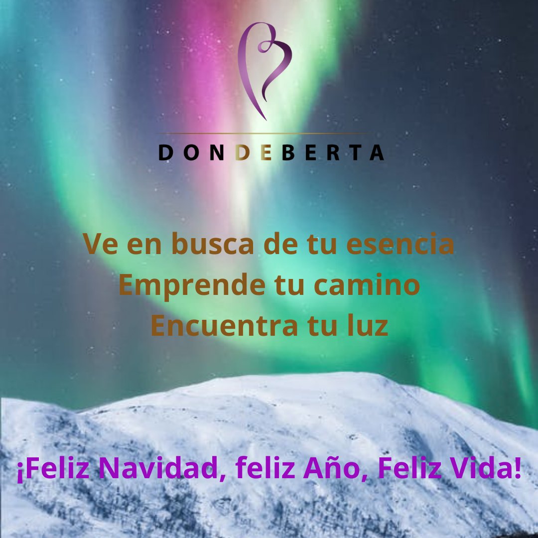 dondeberta's tweet image. Emprende el viaje hacia TI MISM@, reconoce QUIÉN ERES, no importa los tiempos que vivamos pues
nunca una noche venció a un amanecer. 
DONDEBERTA te desea Feliz Navidad Viviendo en el Corazón!