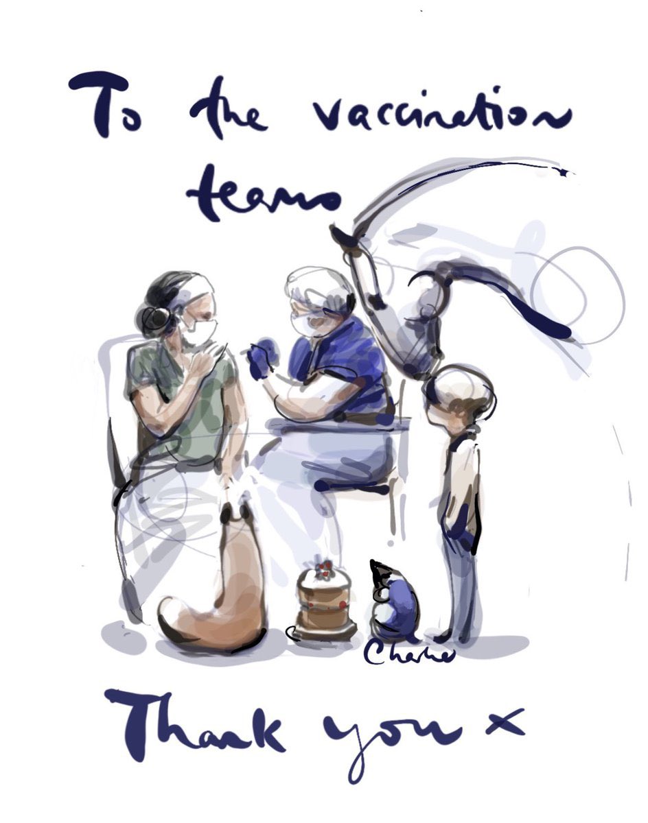 Very proud to be a small part of the UHL vaccine team, which has almost done a quarter of a million jabs in the last year. <a href="/JudeFoulds/">Jude Foulds</a>