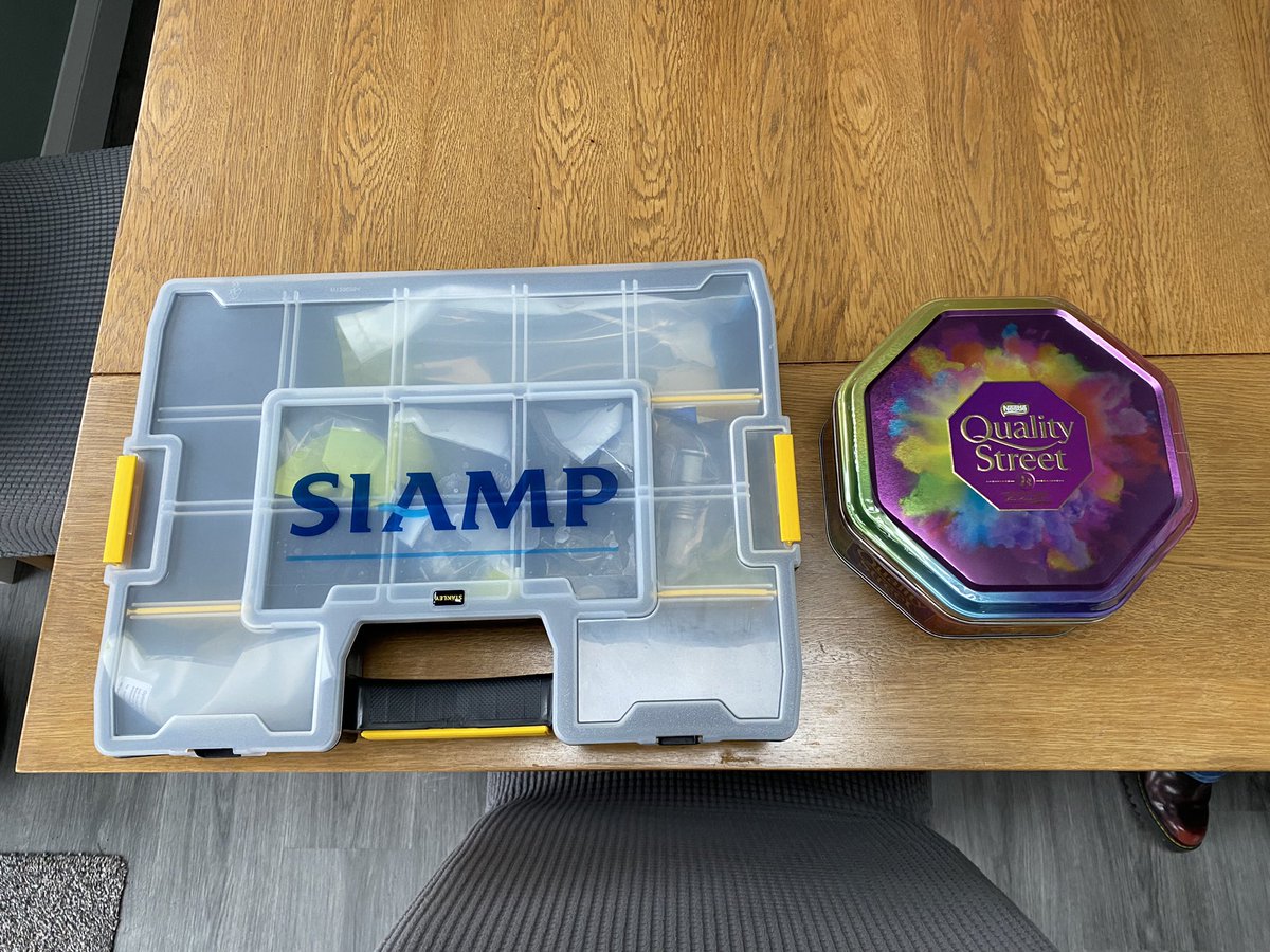 Big thanks to <a href="/SiampUK/">Siamp UK Ltd</a> for choosing me as one of their winners. The spares and <a href="/stanleytools/">STANLEY Tools</a> box will come in handy and the <a href="/Nestle/">Nestlé</a> Quality Street chocs were a lovely surprise!
Thanks again and Merry Christmas everyone.🎅🏼🎁🥳🍻