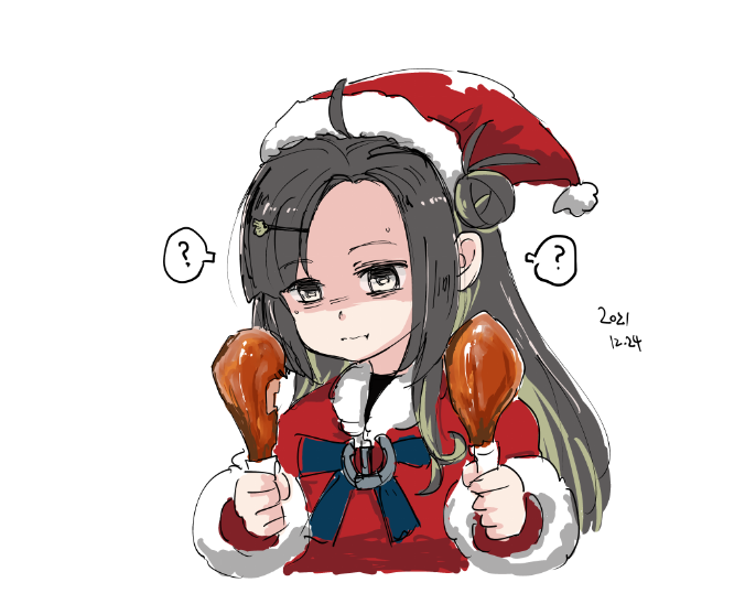 10日から食べ続けているチキンが減らないことに気づきかけている巻波 