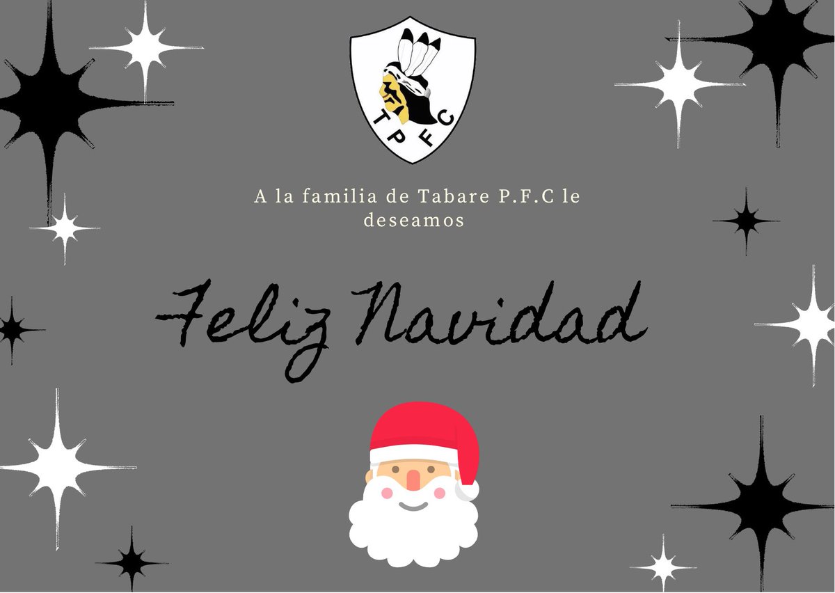 A toda la familia tabaretista.. 
FELIZ NAVIDAD!!

Espero que hayan pedido el mismo regalo que nosotros 😉

#TabarePFC #Elindio