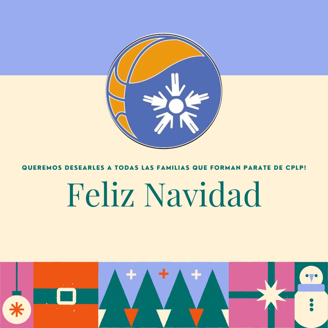 Queremos desearles a todas las familias que forman parte de CPLP y del basquet Platense muchas felicidad, una hermosa Noche Buena y navidad 2021 🎄!
Brindemos por seguir alentando y acompañando a todxs nuestroxs jugadorxs 🏀🙌🏽✨.

#cirpenlp💙 #cplp🏀 #navidadcirpen🎄 #navidad2021