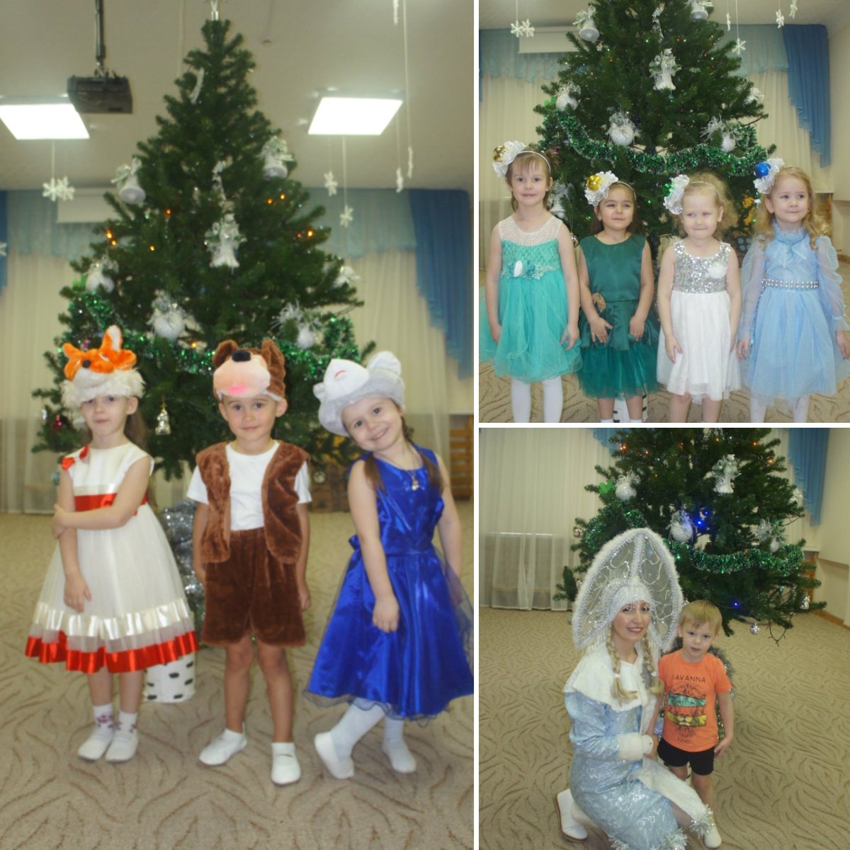 Всю неделю в нашем детском саду царит атмосфера праздника🎄 Первыми к нарядно украшенной ёлке пришли наши малыши. Детки с большим удовольствием пели, танцевали, читали стихи и ждали Новогоднего волшебства✨