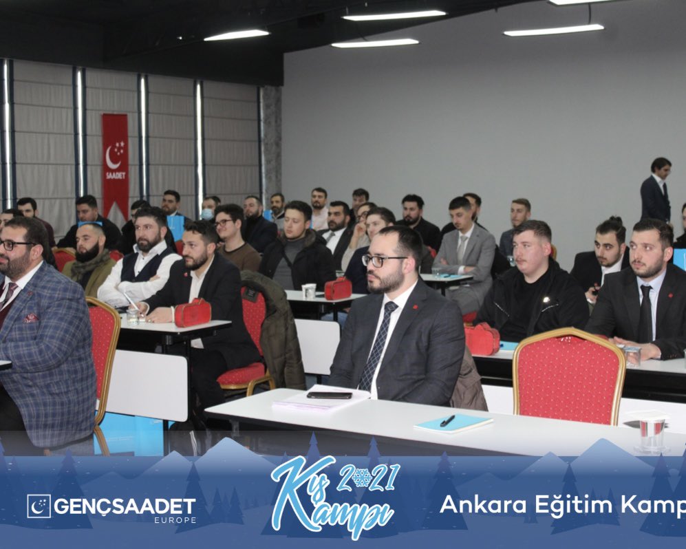 GencSaadetEu's tweet photo. Saadet Partisi Gençlik Kolları Genel Başkanı ve Konya Milletvekilimiz Sayın Abdulkadir KARADUMAN ‘’Gençlik Çalışmalarımız’’ başlıklı eğitimini gerçekleştirdi.

#kamp #ankara #saadet #saadetpartisi #kışkampı #gençlik https://t.co/8BTckvAw19
