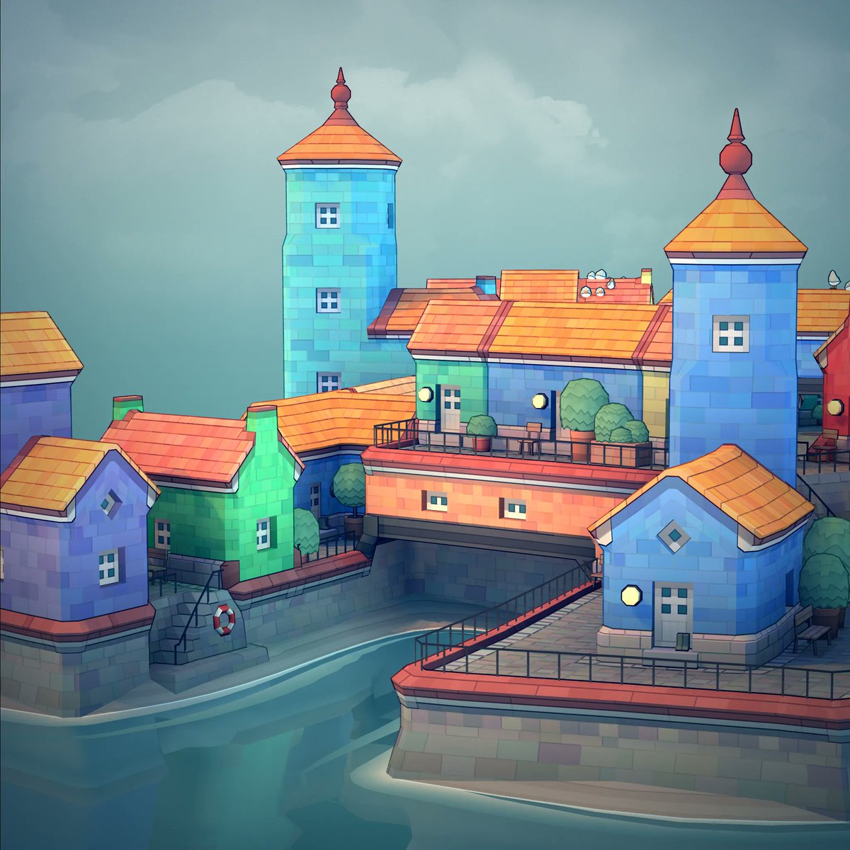 vespercain's tweet photo. Look at how CUTE my little coastal town is !!!!! https://t.co/FkRjDreMYo