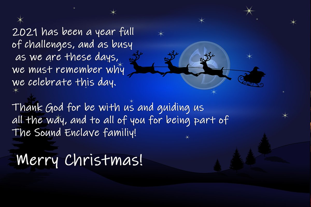 SoundEnclave's tweet photo. #MerryChristmas https://t.co/jZQrh8hzvx