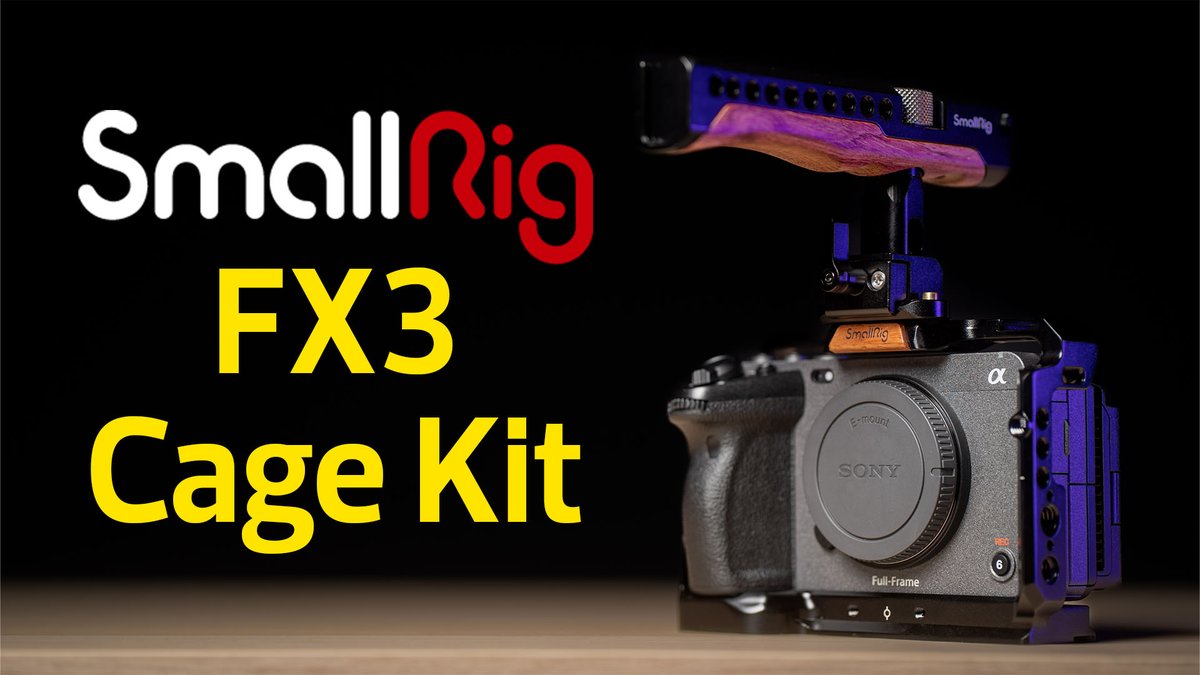 FamauMedia's tweet photo. @SmallRigGlobal sent over some items to check out, the first being their Cage Kit for the #SonyFX3
Video live now!
https://t.co/1ybhFdEOM7 https://t.co/J1yAQqJAL9