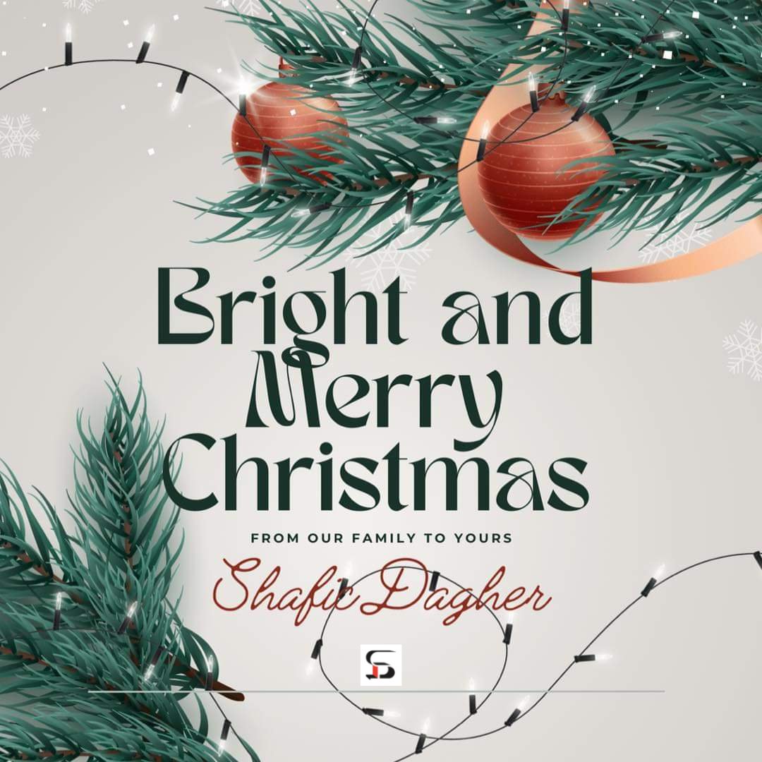 We hope you've found your ways (little or big) to celebrate this meaningful season of love and giving! 🎄 #ShaficDagher #Christmas2021 #lovehopejoy #HeartofHome #Since1975 #Kitchen #Wardrobes #UAE