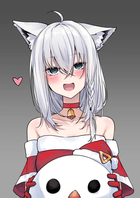 雪だるまの呪いとけたら目が虚無...
 #絵フブキ 