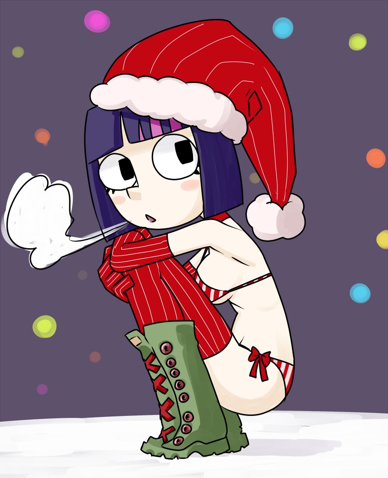 「メリークリスマスでやんす
なんかそれっぽい絵描こうと思ったけど全然いいものが生ま」|zukicure5GOGO(ずき)コミッション募集再開のイラスト