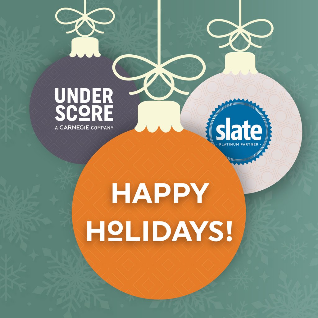 Happy Holidays from Underscore! Wishing you and your families a restful holiday season full of quality time and ugly sweaters!⁠
⁠
#Underscore #ACarnegieCompany #Technolutions #Slate #Holiday #HappyHolidays #Christmas #MerryChristmas