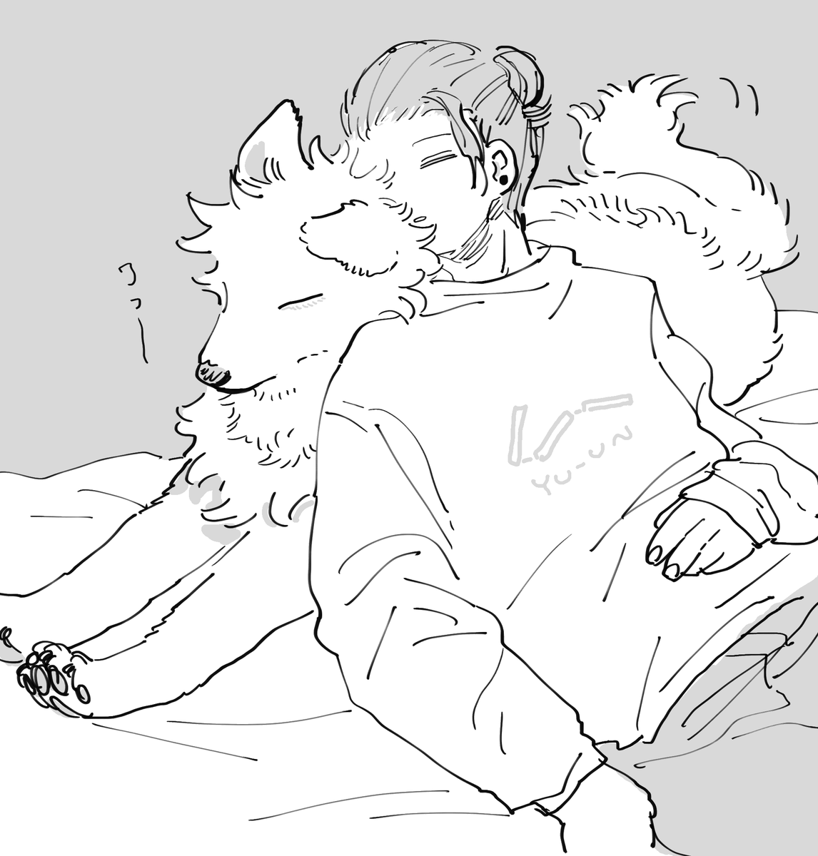 これは獣化のらくがき 