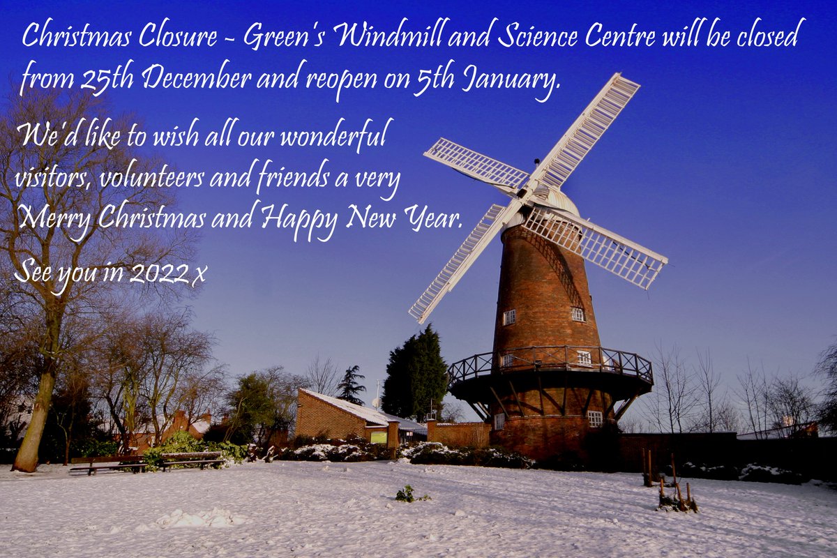 Merry Christmas and Happy New Year to all! 🎅 #notts #nottingham #lovenotts #itsinnottingham #nottinghamrocks #nottinghamindependants #heritage #windmill #greenswindmill #sneinton #tourism #dec21 #snow #snowy #snowyscene #winter #christmas #xmas #christmasholidays