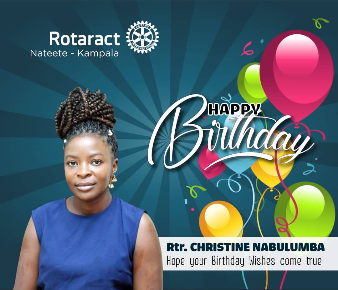 rotaractnateete's tweet photo. Join us wish one of our most amazing members @xtinetriny A happy birthday 🎂🎉🎂🎂. We celebrate a resourceful , humble and kind member of #TheHardNats family. Sending you love and best wishes in your life endeavours. https://t.co/UKmwi8XQz7