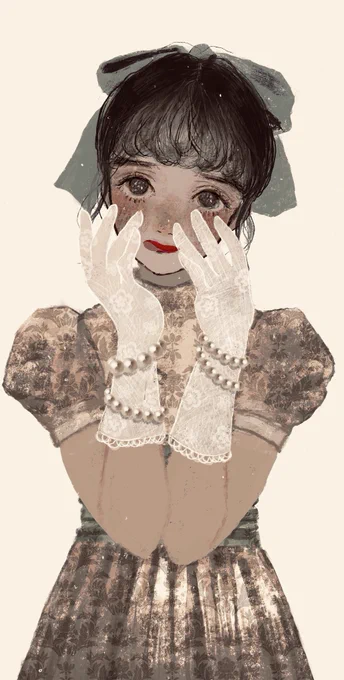 クリスマス絵ではないけど、秋のお葉書のイラストです。みなさま素敵なクリスマスを⁎⋆* 