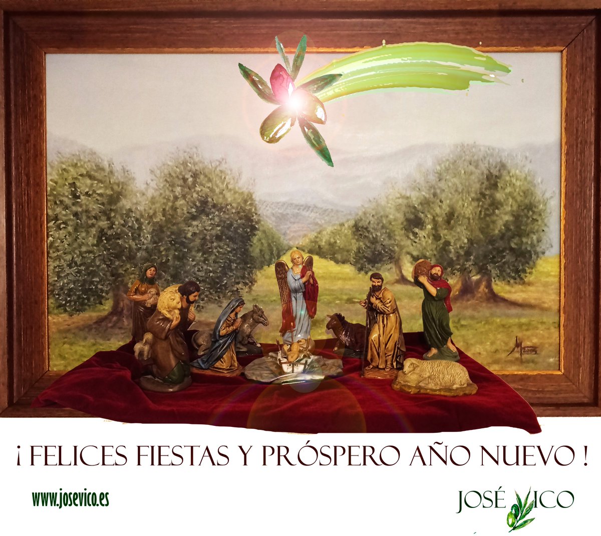 Con mis mejores deseos para estas fiestas y para el nuevo año 2022! 
En especial a todos los compañeros y amigos del mundo del #olivar y del #AOVE 🌿
#aceitedeoliva