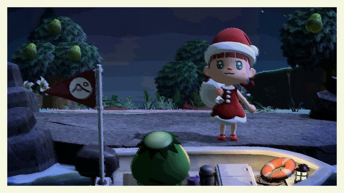 Aurora__ACNH's tweet photo. テキトーすぎるクリスマス
 #どうぶつの森 #AnimalCrossing #ACNH #NintendoSwitch #クリスマスイブ https://t.co/plE4e1SyWt