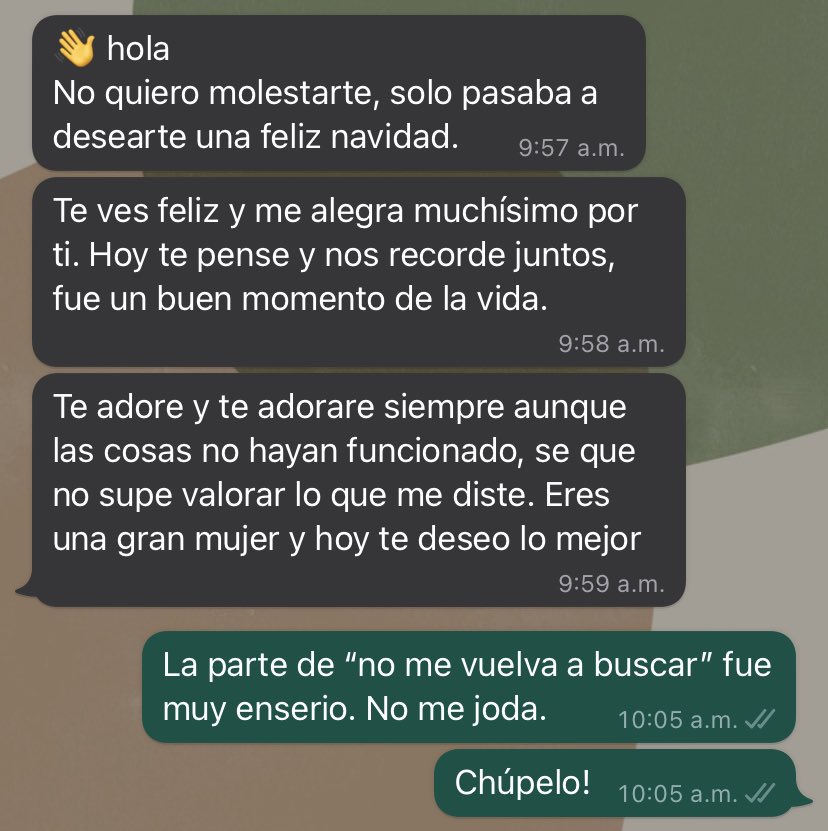inefable_ms's tweet photo. Mks, me escribió el man que mas daño me hizo en la vida… 
Al salmo respondemos “chup****o* https://t.co/FQu54cZjvS